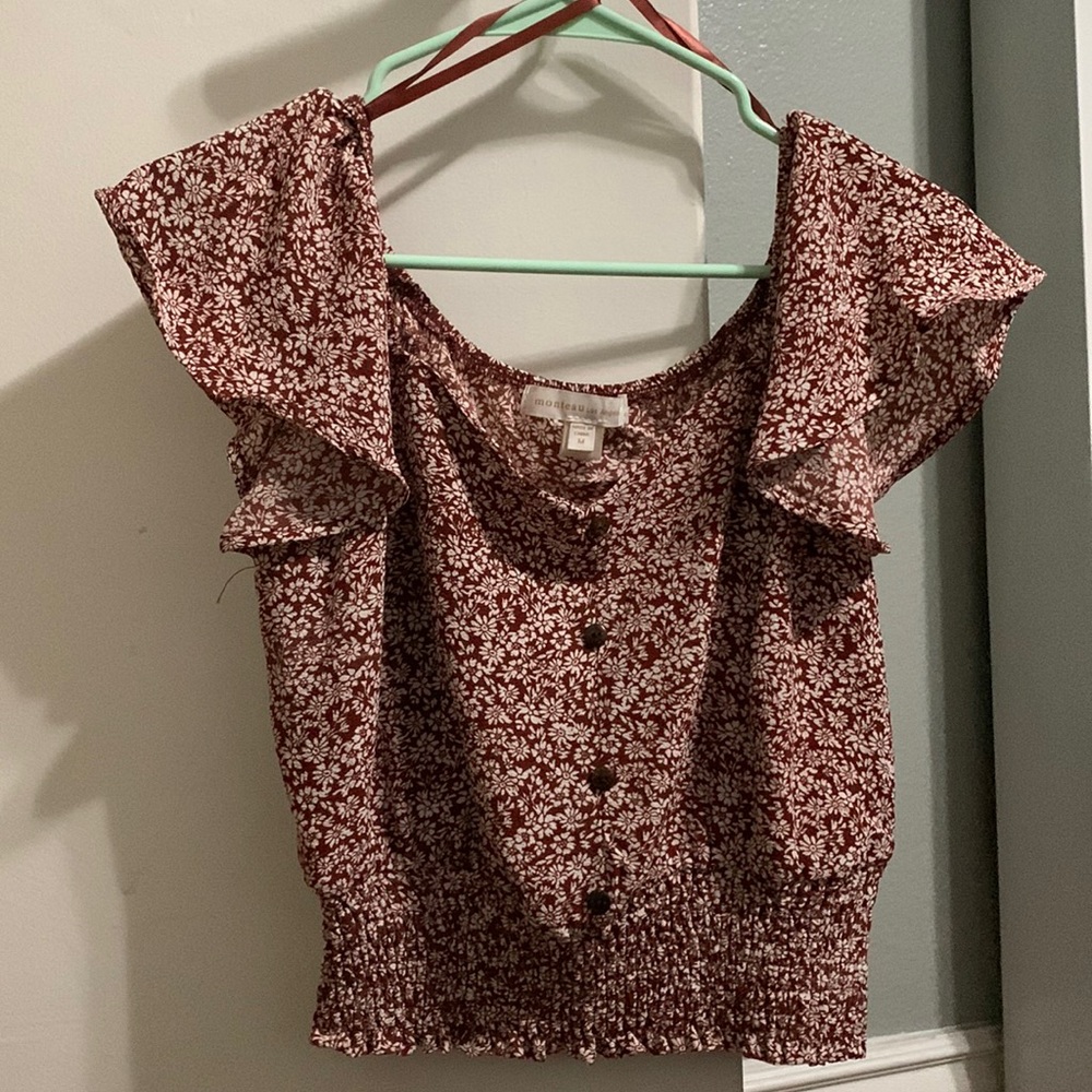 Flower Dressy Blouse